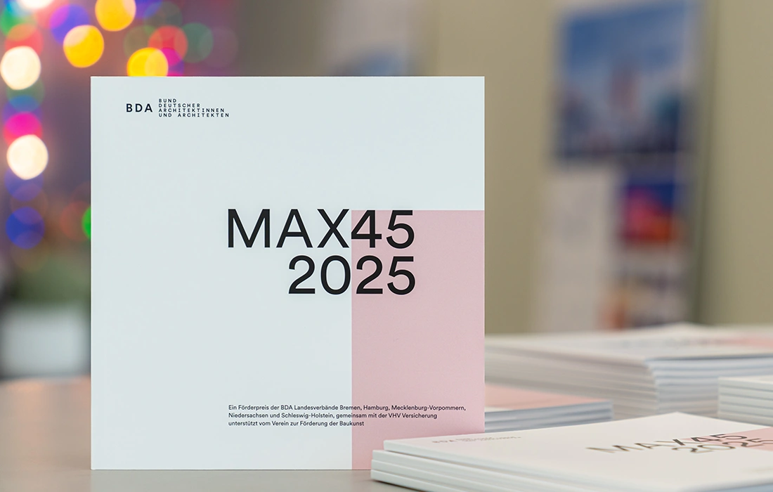 Finale Ausstellung des Architekturpreises MAX45 in Hannover