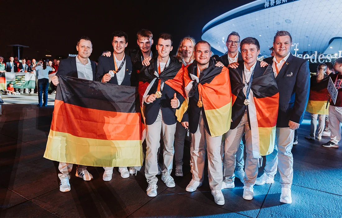 Nationalteam Baugewerbe überzeugt bei den WorldSkills 2026